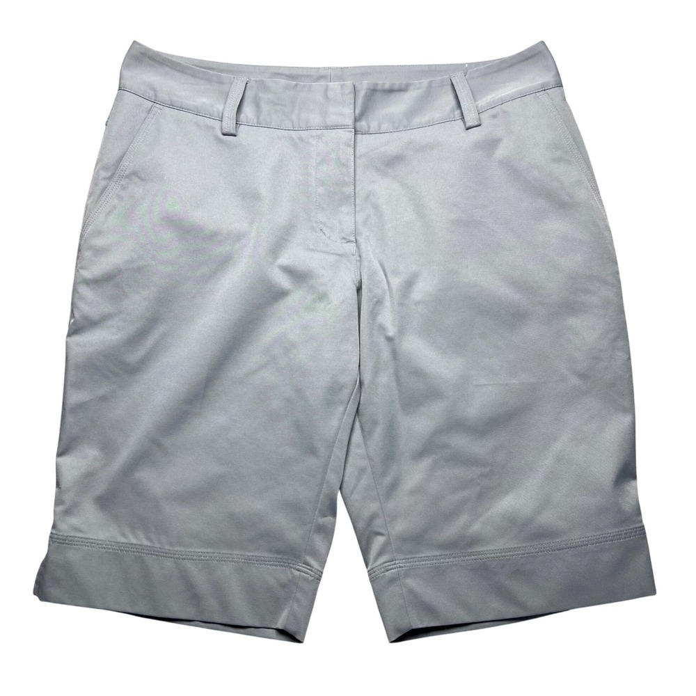 Adidas Womens Golf Shorts‎ 8 Gray Climalite Golf Performance Casual Activewear